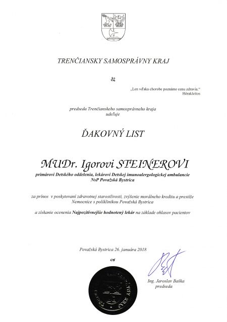 Ďakovný List