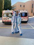 Medici ako dobrovoľníci v nemocničných filtroch NsP Považská Bystrica