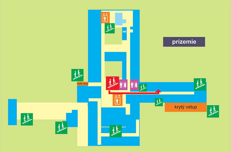 Mapa umiestnenia ambulancie